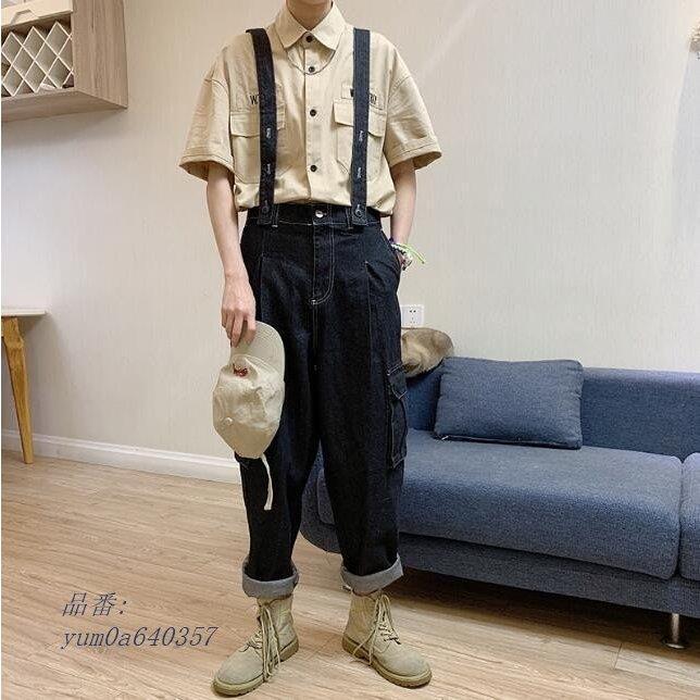 7604円 21a W新作 送料無料 メンズサロペット オーバーオール つなぎ オールインワン 作業服 ワークパンツ サスペンダーズボン 個性 ペインター