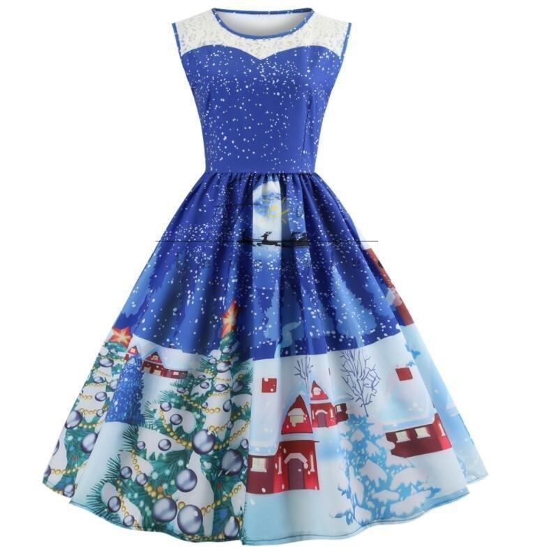 最終決算 ノースリーブワンピース ダンス衣装 団体衣装 フォーマルドレスレディース 雪花レトロワンピース パーティードレス クリスマスドレス ワンピース サイズ L Www Batishlaw Com