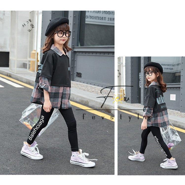 韓国子供服 キッズ セットアップ 女の子 秋服 通学着 長袖トップス 長ズボン 2点セット 小学生 中学生 子ども服 上下セット ジュニア お出かけ 可愛い 110 160cm Tz W2193 Fevstyle 通販 Yahoo ショッピング