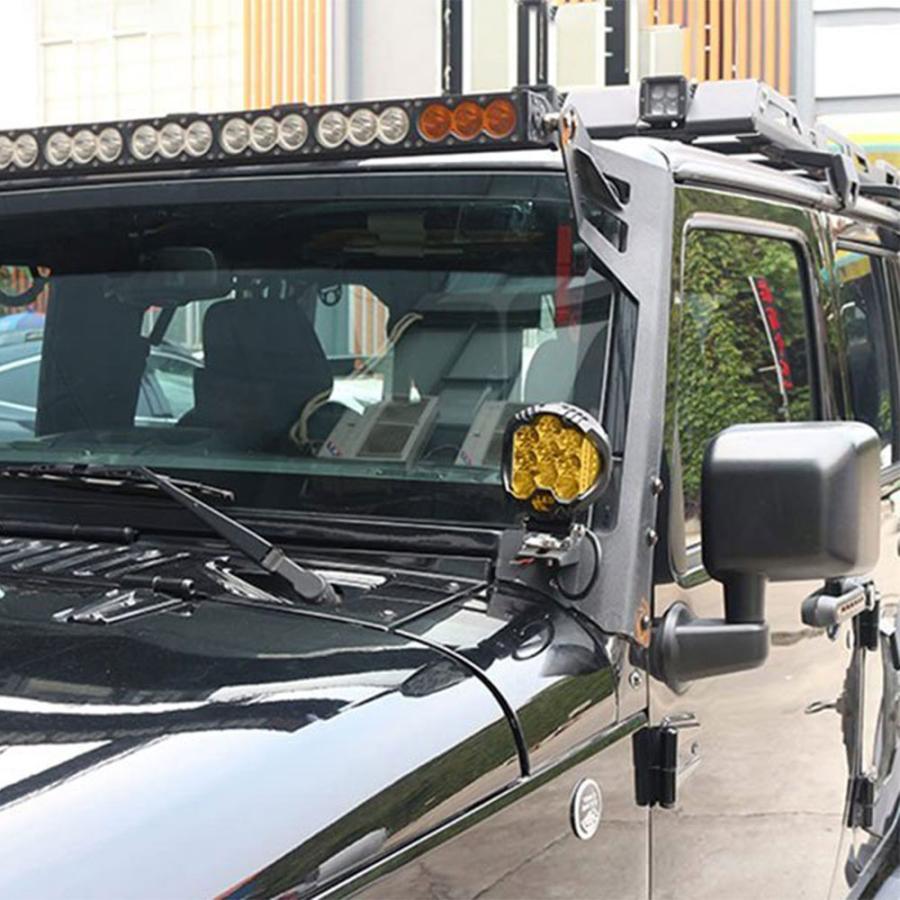 LED ワークライト 5インチ 50W イエロー 作業灯 JEEP ジムニー SUV