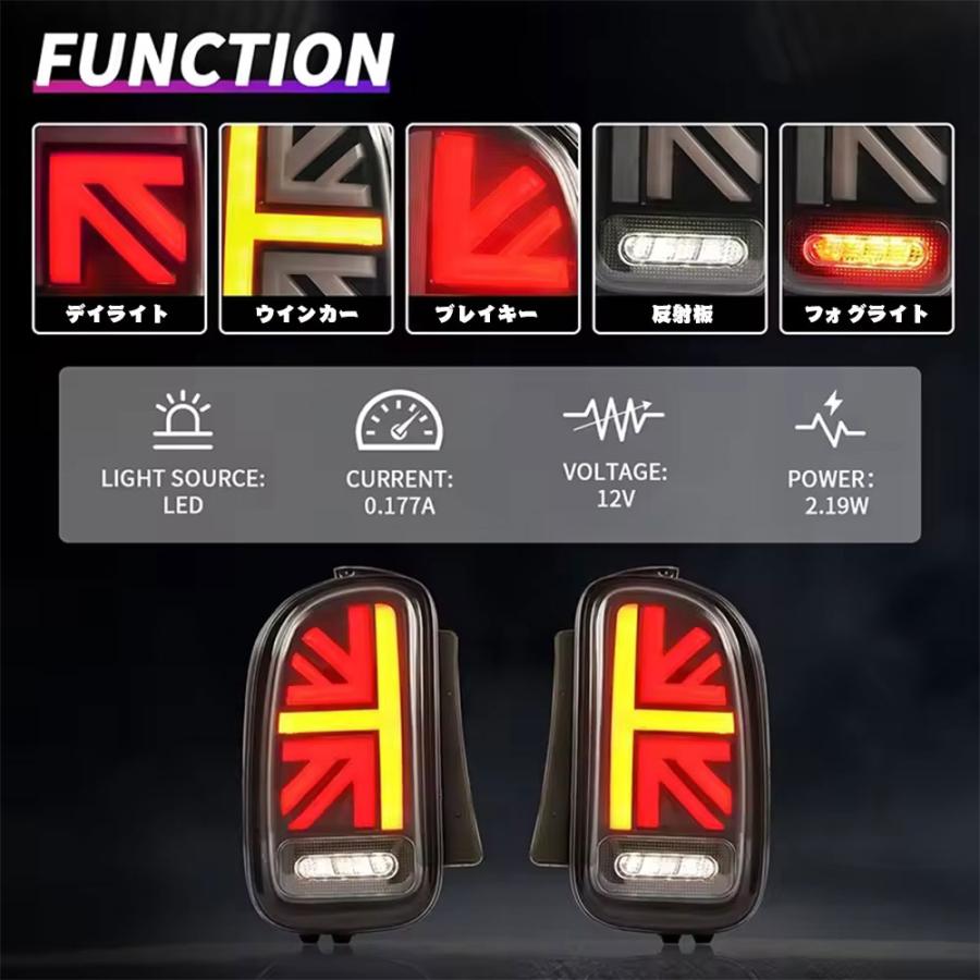 あかぽん 送料無料○ BMW ミニ クーパー LED テールライト アセンブリ R55 2007