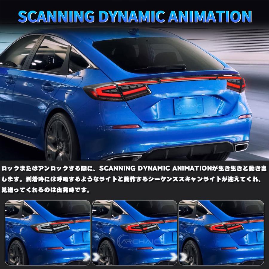 ホンダ　シビック　FL 11代目 LEDテールランプ 2021以降 送料無料○ ホンダ シビック ハッチバック 11代 21~現行 LED テール