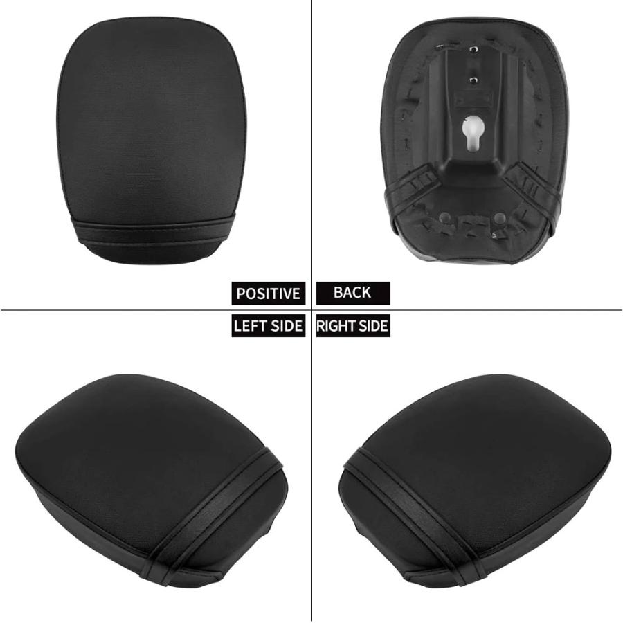 ハーレー スポーツスター XL883 1200 X 48 72 2004-2015 リア シート シートバッグ ブラック カスタム パーツ オートバイ |  | 02