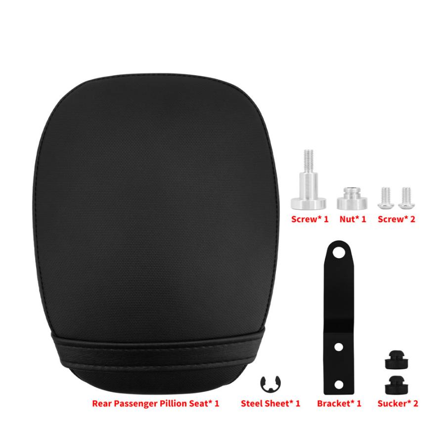 ハーレー スポーツスター XL883 1200 X 48 72 2004-2015 リア シート シートバッグ ブラック カスタム パーツ オートバイ |  | 03