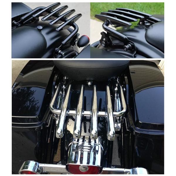 ハーレーダビッドソン ラゲッジシェルフ テールラック ロードキング FLHX FLHR FLTR 2009~2020年式 クロームメッキ Frame-Sの画像