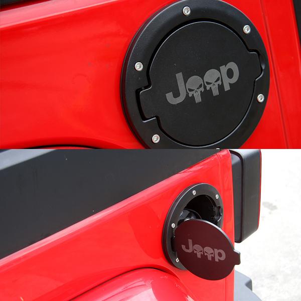 Jeep Wrangler JK JKU ガスキャップカバー 燃料充填ドア 2007年2018年 ジープ ラングラー Fuel Tank