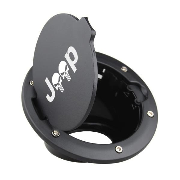 送料無料 Jeep Wrangler JK JKU ガスキャップカバー 燃料充填ドア 2007年2018年 ジープ ラングラー Fuel