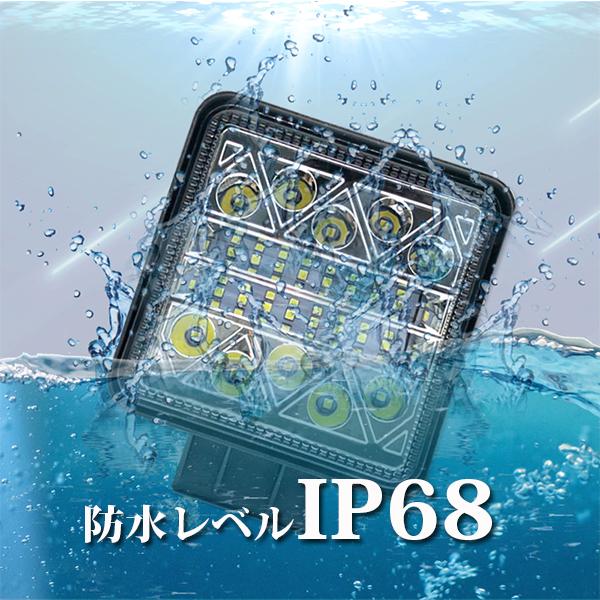 LED 作業灯 4個 ランプ ワークライト 車 180W 防水 照明 12V 送料無料○ 4インチ ワークライト LED 102W 作業灯 ボート 工事現場