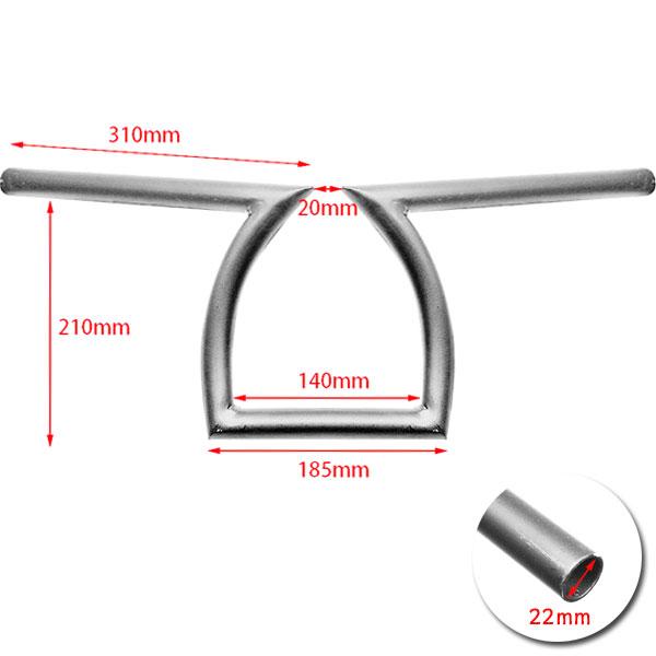 22mm ハンドルバー Zバー ハーレー ヤマハ ホンダ スズキ