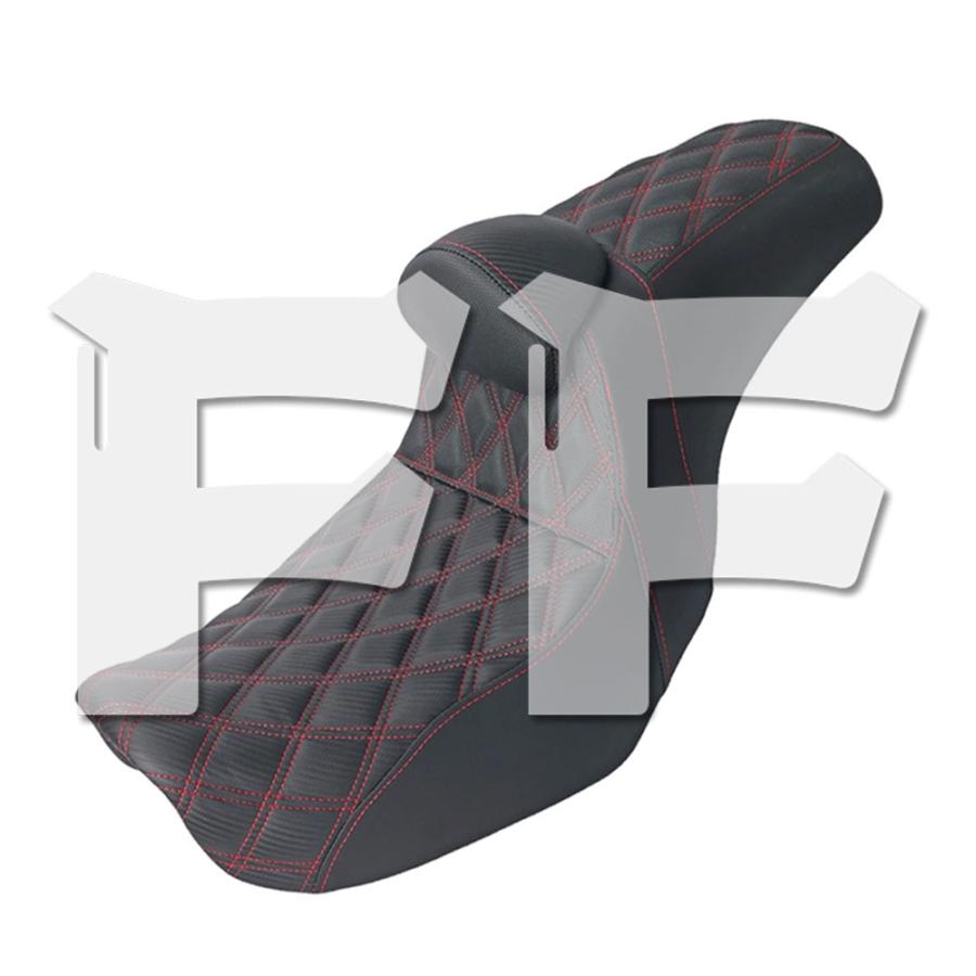 送料無料○ ハーレー ダイナ 2006-2017 ツーアップシート タンデム