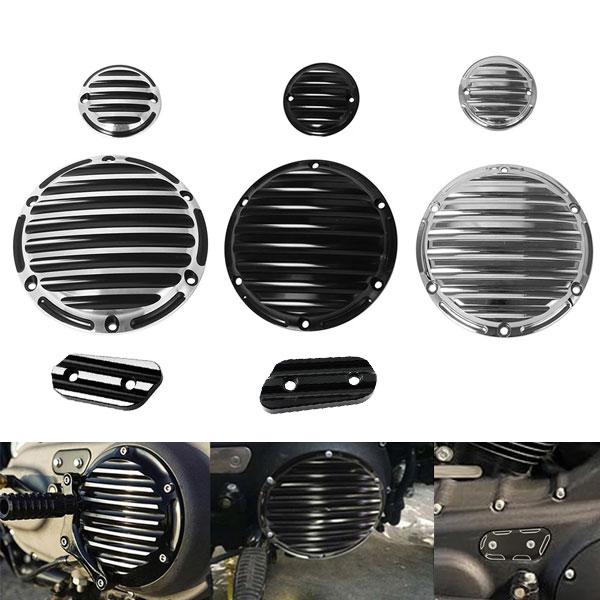 スポーツスター　ダービーカバー　XL1200 XL883 ハーレー スポーツスター XL 883 1200 2004〜2017年 CNC 6穴 エンジン