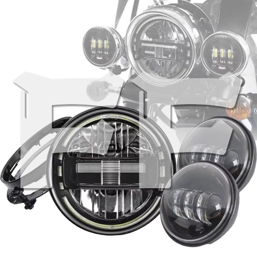 送料無料○ 日本仕様品 7インチ LED ヘッドライト 4.5インチ