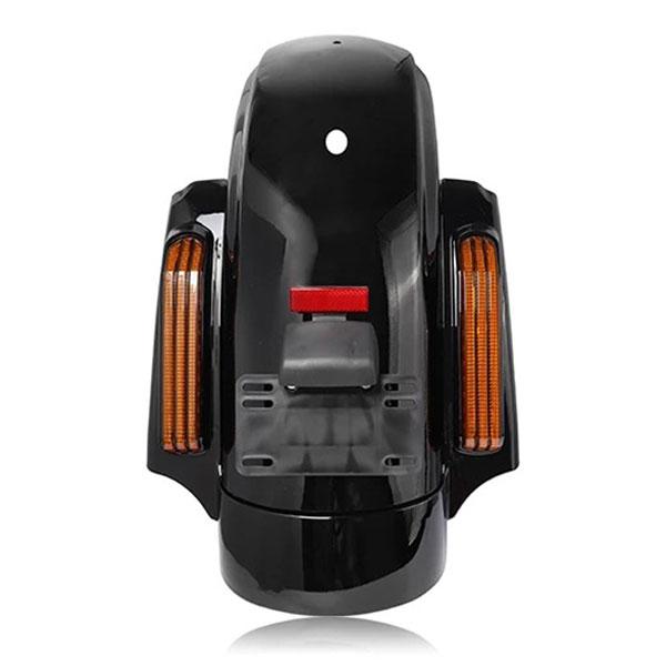 ハーレー ツーリング エレクトラグライド ロードキング 2014-2022 リア フェンダー LEDライト付 アンバー 新品の画像