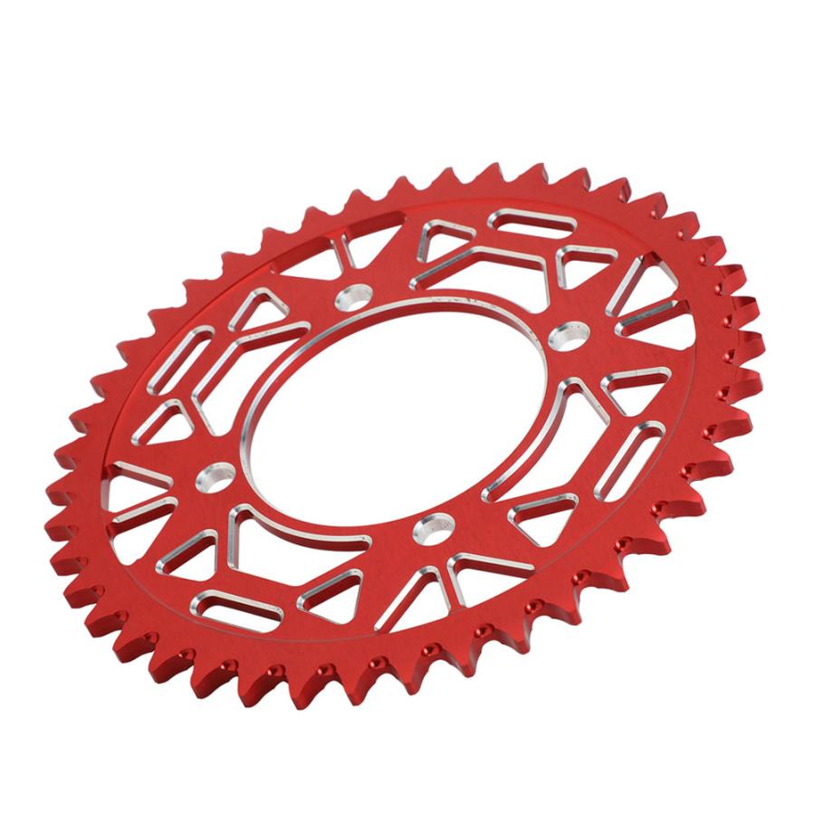 送料無料○ 43T 420 リア スプロケット CNC レッド オートバイ パーツ