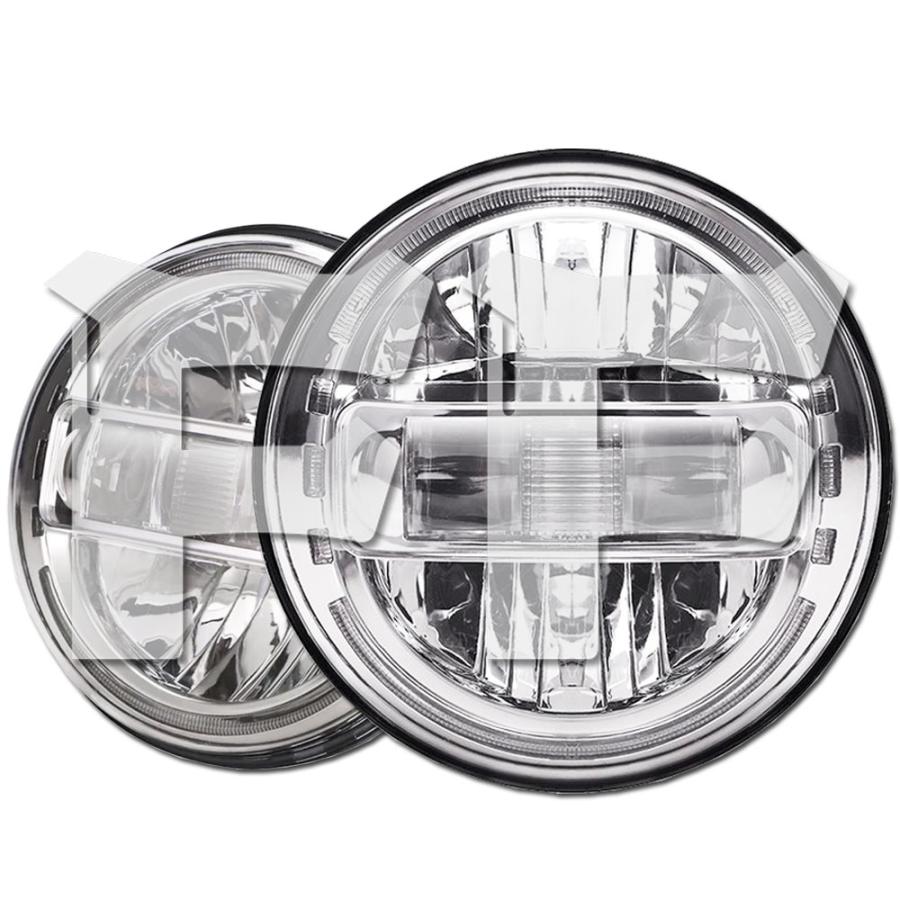 日本仕様品 Eマーク/DOT認証 7インチ LED ヘッドライト ハイ.ロー切替