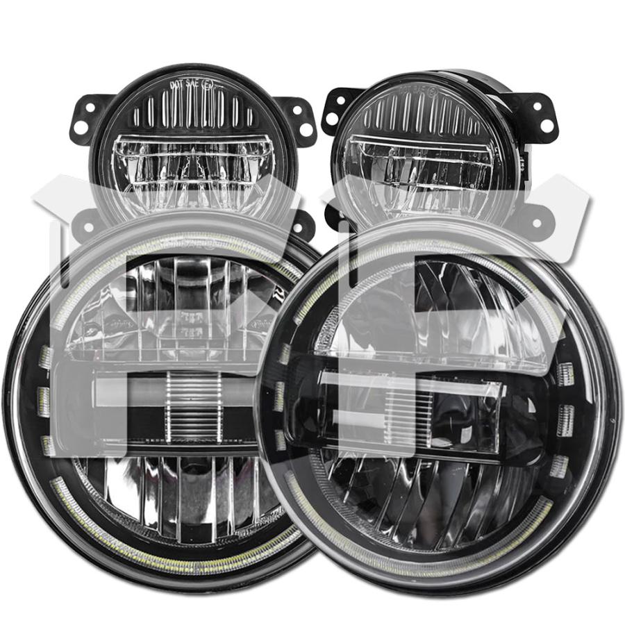 日本仕様品 Eマーク/DOT認証 7インチ LED ヘッドライト 4インチ 日本仕様品 Eマーク/DOT認証 7インチ LED ヘッドライト 4インチ