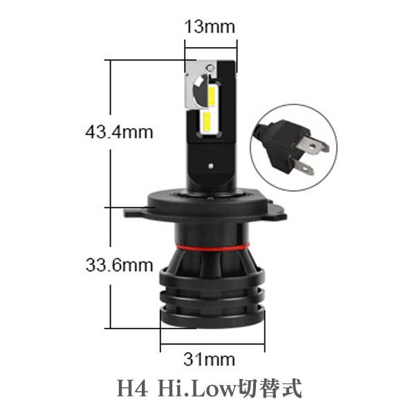 送料無料● M2 H4 Hi.Low切替式 H1 H7 H8 H11 H16 HB3 HB4 9000LM 光軸調整機能 新車検対応 CSPチップ LEDライト 2個 6500K ホワイト 高品質 高輝度｜ff-carshop｜08