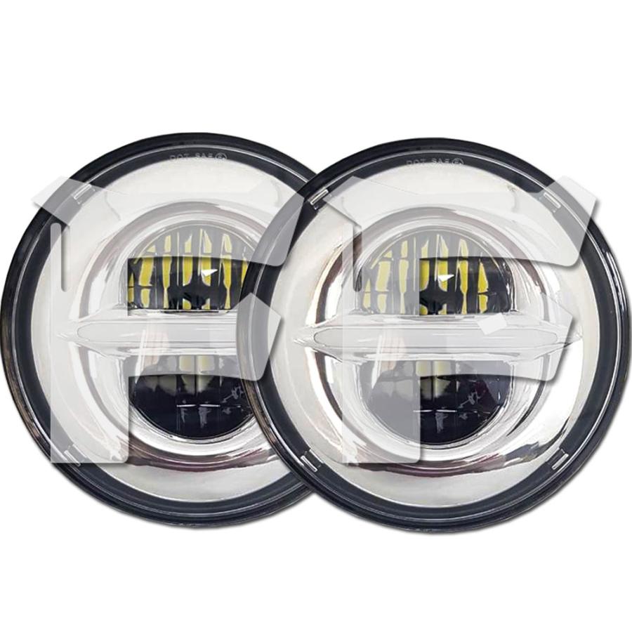 送料無料○ 7インチ 60W JEEP JK LED ヘッドライト TJ ジムニー ハマー