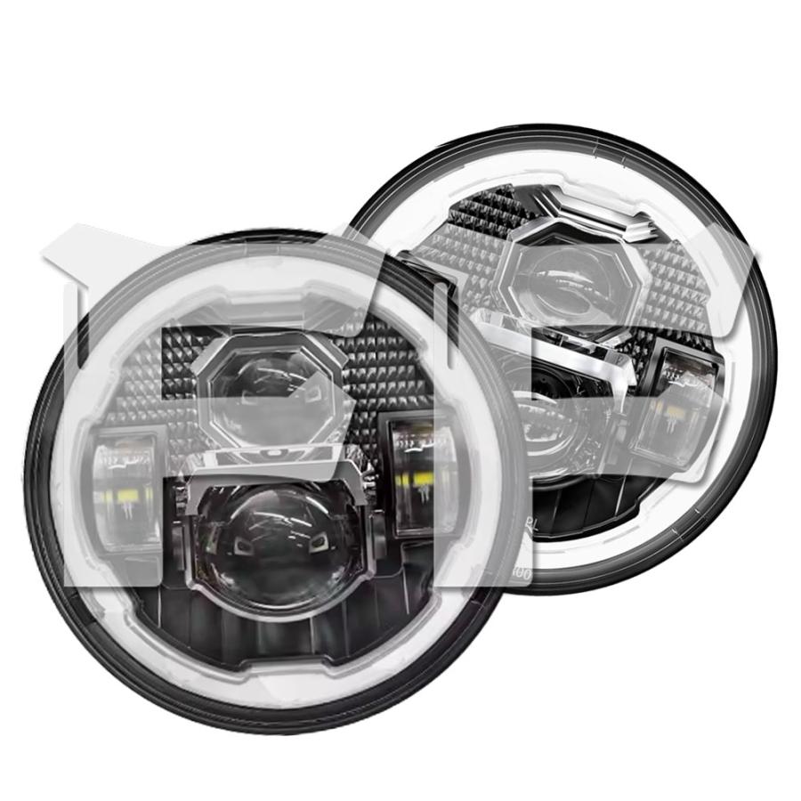 送料無料○ 日本仕様品 Eマーク DOT 7インチ ヘッドライト Hi.Low.DRL