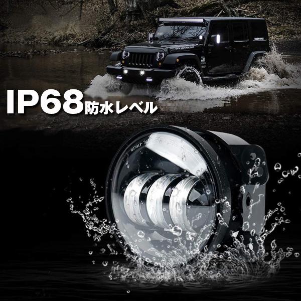 For Jeep Wrangler JK JKU ダッジ 4インチ LED フォグランプ フォグ