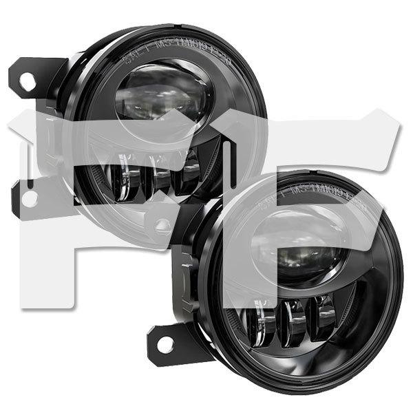 For Jeep Renegade レネゲート 2015~2020年式 LED フォグランプ フォグライト ホワイト 27W 高輝度 2400LM ブラック
