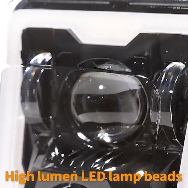 Eマーク認証品 For 2017-2022年式 Husqvarna Enduro FE 250 350 450 501 TE 250i 300i LEDヘッドライト ホワイト MS-KMHW1621の画像