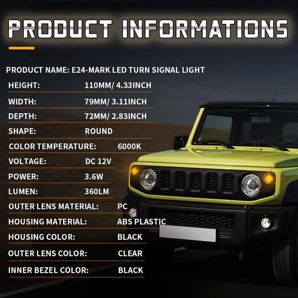 送料無料○ For SUZUKI ジムニー シエラ JB64 JB74 2018~2020 Eマーク