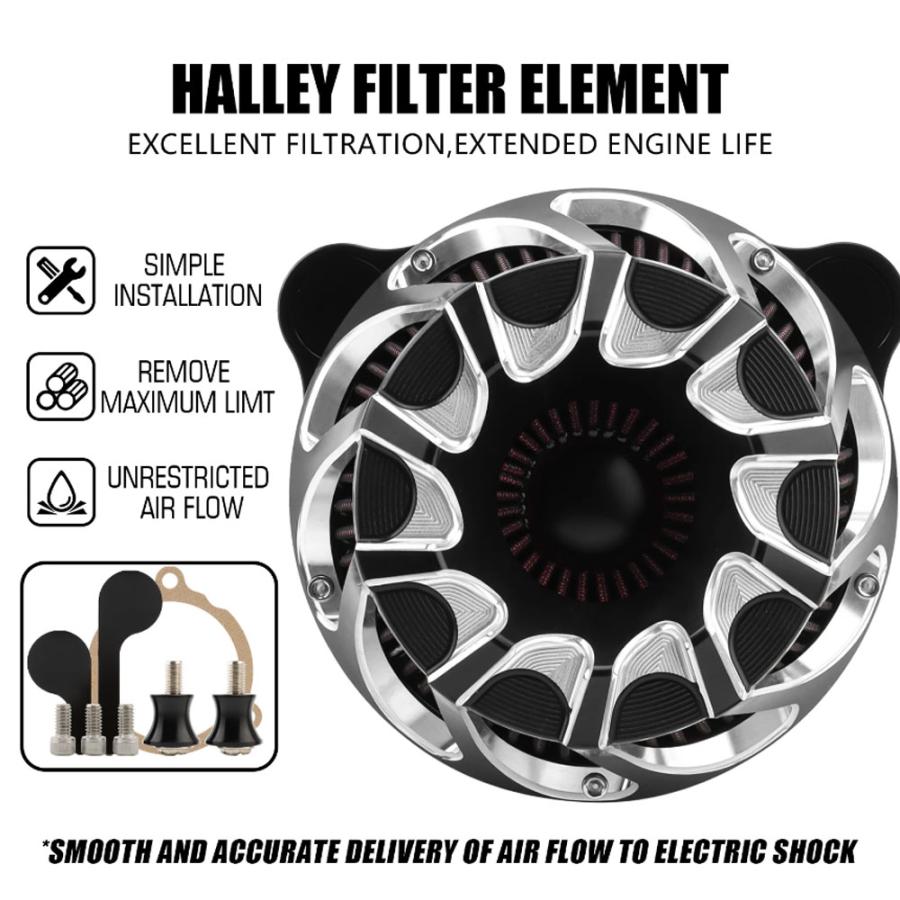 送料無料○ ハーレー エアフィルター エアクリーナー オートバイ