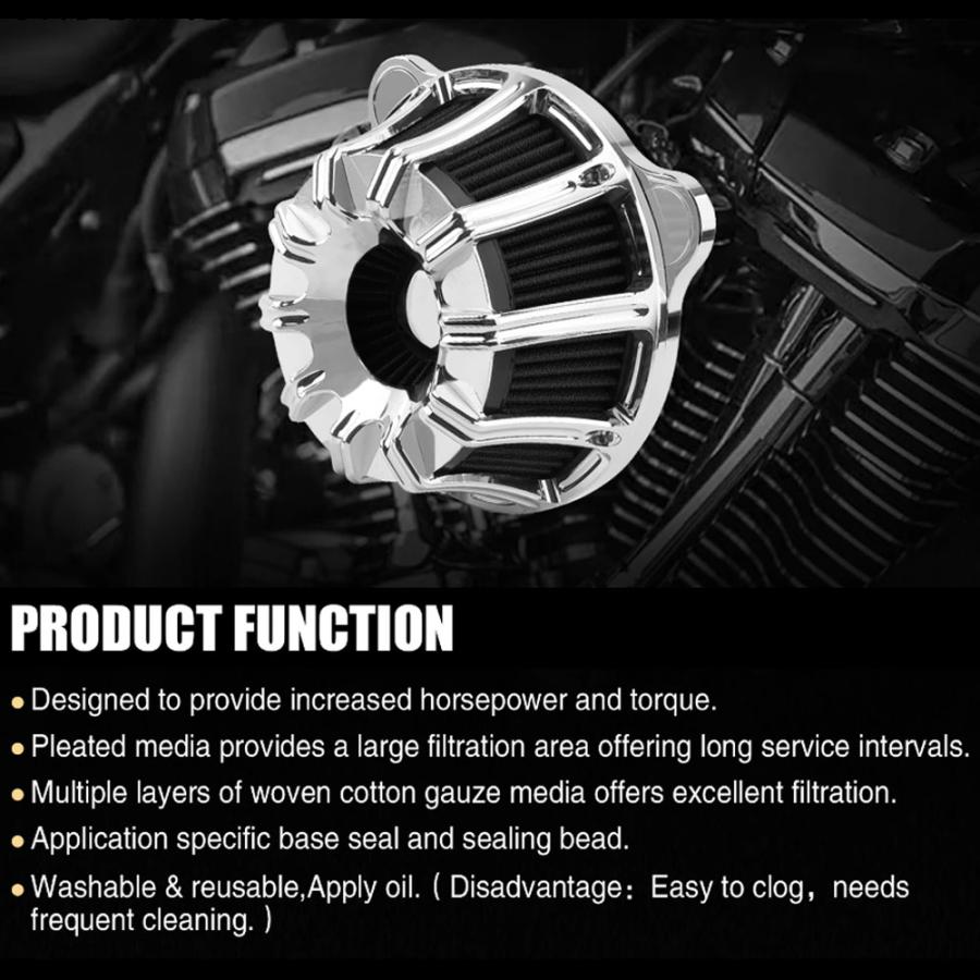 ハーレー ダビッドソン スポーツスター XL883 XL1200 X48 X72 Iron883 1991-2023 エアクリーナー エアフィルター CNC 新品_5