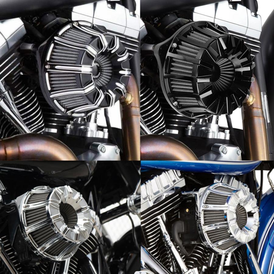 ハーレー ダビッドソン スポーツスター XL883 XL1200 X48 X72 Iron883 1991-2023 エアクリーナー エアフィルター CNC 新品_8