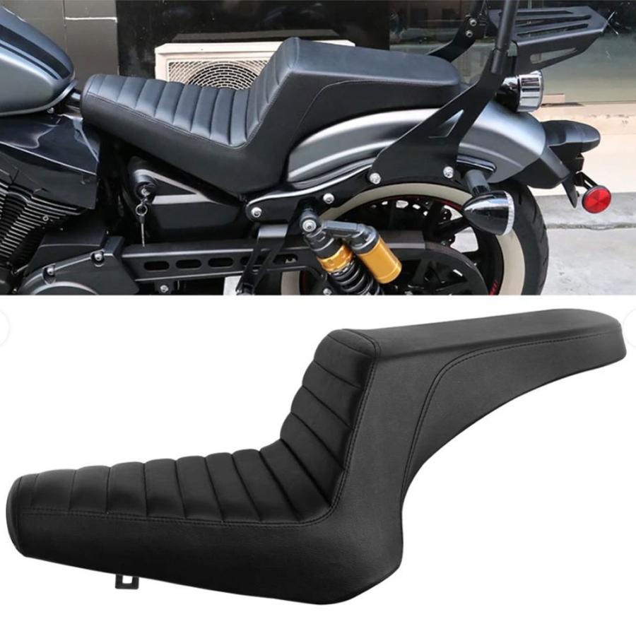 ヤマハ YAMAHA Bolt 950 XV950 XVS950 2013-2019 フロント リア シート クッション サドル ブラック 新品の画像