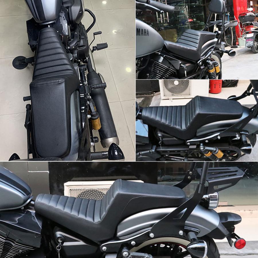 ヤマハ YAMAHA Bolt 950 XV950 XVS950 2013-2019 フロント リア シート クッション サドル ブラック 新品の画像