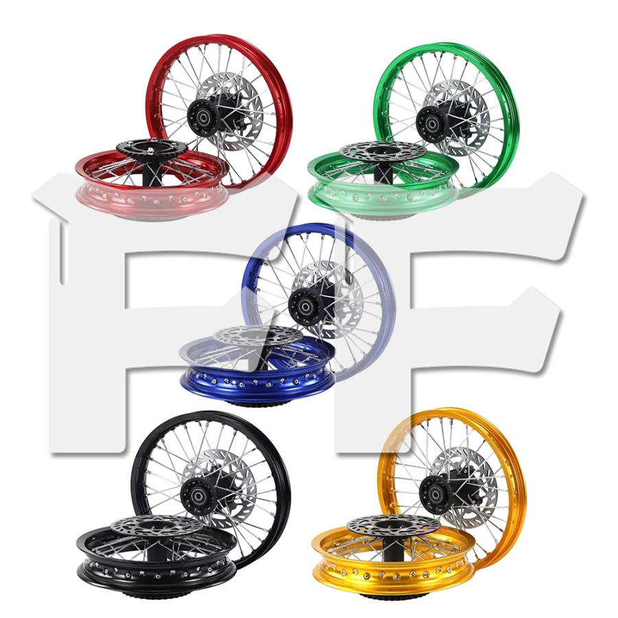 1.60 17インチ フロント リム 前輪 1.85 14インチ リア 後輪 ホイール