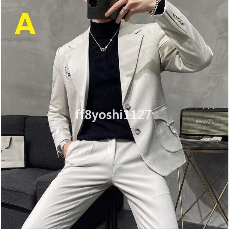 大人気格好良い3colors紳士服2ピーススーツ韓国風ビジネスメンズスーツ司会上品スリム春秋冬大きいサイズ長袖通勤結婚式二次会ol代30代40代 Ff8 1100kqwsz ベーカリー 通販 Yahoo ショッピング