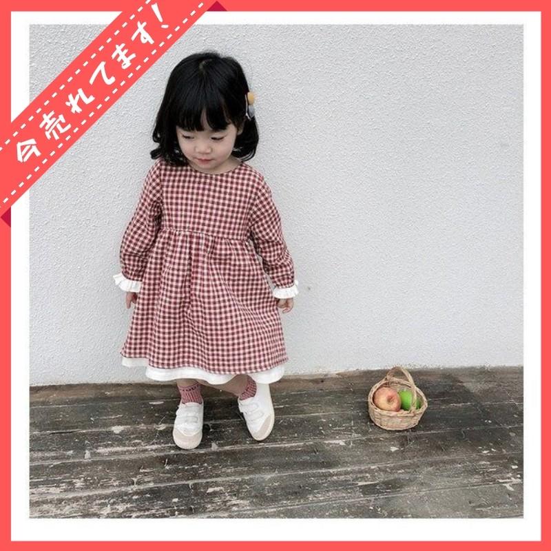 子供服 長袖 ワンピース 秋冬 女の子 ベビー服 チェック柄 ワンピースドレス 韓国子供服 キッズ こども ワンピース Vin Wjbyo527 ベーカリー 通販 Yahoo ショッピング