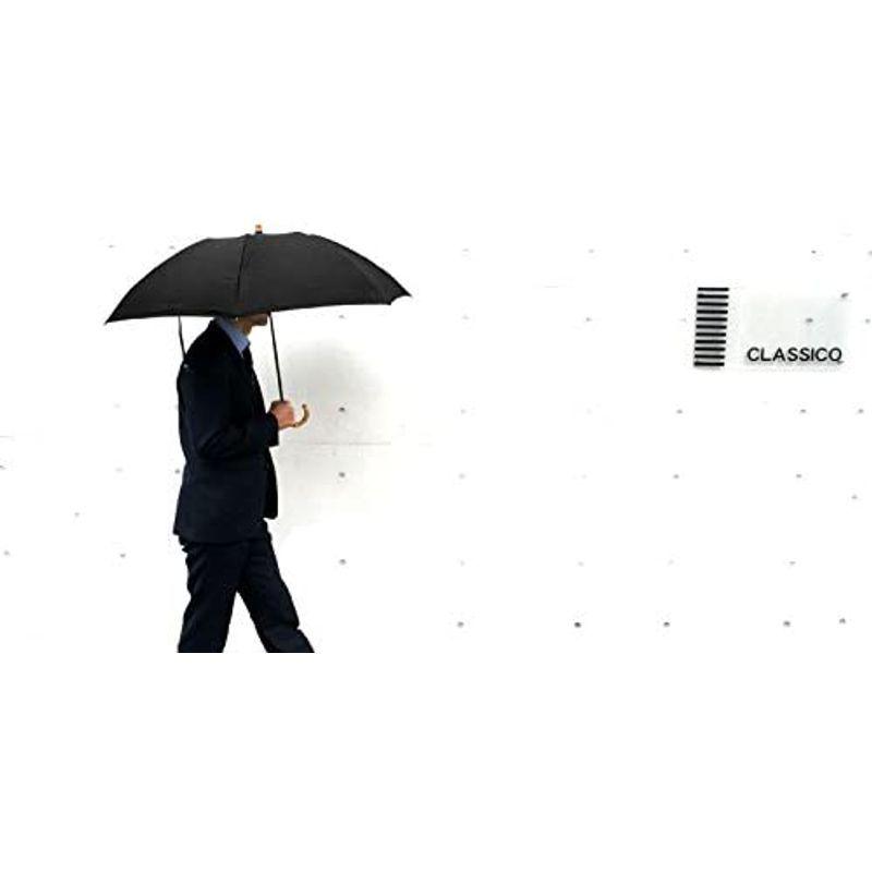 手数料安い クラシコ メンズ 竹 折りたたみ傘 軽量 ミニ開閉便利機能 バンブーハンドル 高級 紳士傘 雨傘 01 ブラック無地 バンブーハンドルb 雨傘 Oroagri Eu