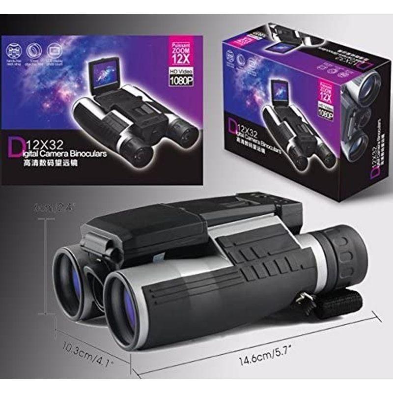 双眼鏡 Camking デジカメ ビデオカメラ 高倍率 12倍 口径 32ｍｍ 12x32折りたたみ式 デジタルカメラ双眼鏡 フルHD108 Camking デジカメ ビデオカメラ 高倍率 12倍 口径 32ｍｍ 12x32折りたたみ式 デジタルカメラ双眼鏡 フルHD108