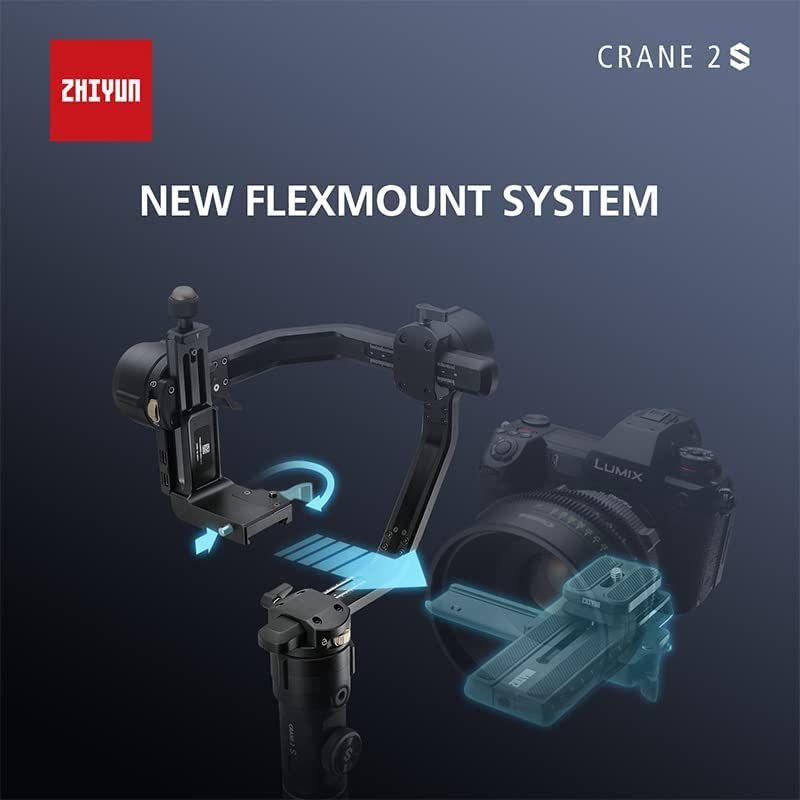 絶品 公式旗艦店ZHIYUN Crane 2Sジンバルスタビライザー ミラーレス一眼用 3軸ジンバル スマホスタンド ZHIYUN CRANE 2S スタビライザー ジンバル