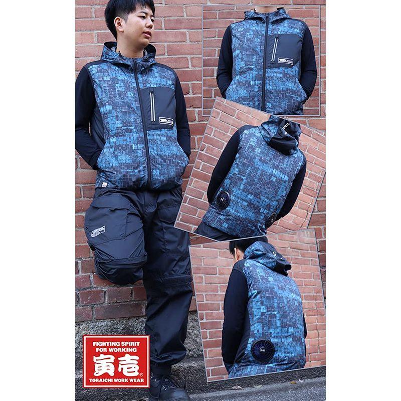 買い取り 空調服 寅壱 トライチ エアーベスト ファンなし 1075-662 M