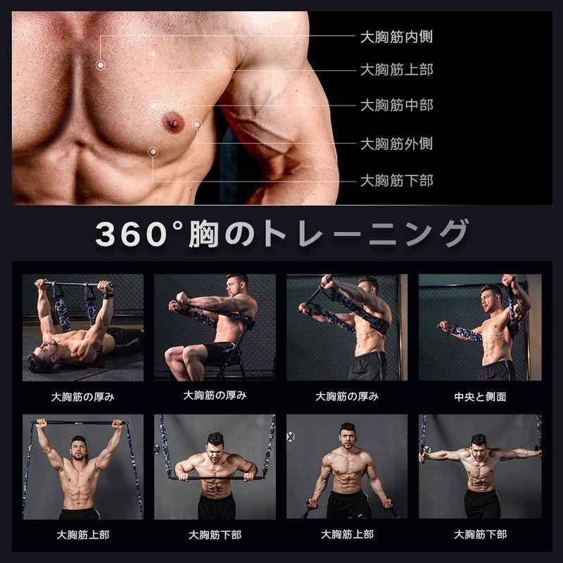 INNSTAR 筋トレ チューブ ゴムチューブ 筋トレ/調節可能なベンチプレスアシスタンス抵抗バンドセット/筋トレ 自宅 トレーニング器具/ 筋トレ チューブ ゴムチューブ 筋トレ/調節可能なベンチプレスアシスタンス抵抗バンドセット/筋トレ 自宅 トレーニング器具/