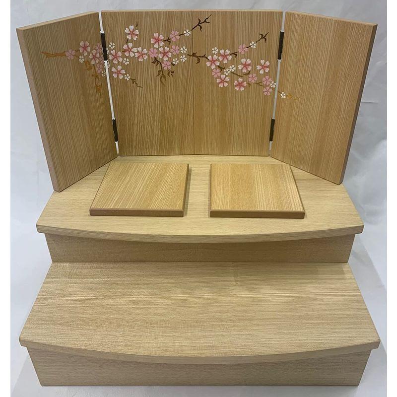 40G3-6 34x2 桜 飾り台・屏風セット H23-18A 雛祭り ひな祭り 雛人形