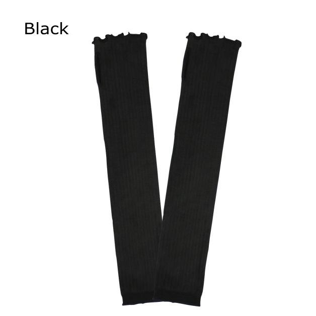 ナイガイ　アームカバー　NAIGAI COMFORT　アイスハウスリブアームカバー　ロング丈　48cm　UVカット　UV対策　腕　日焼け防止　接触冷感　ひんやり |  | 01