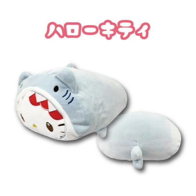 寝そべりクッション　海のいきもの　サンリオ　ハローキティ　シナモロール　マイメロディ　クロミ　クッション　ぬいぐるみ　枕　抱き枕　まくら　接触冷感 |  | 01