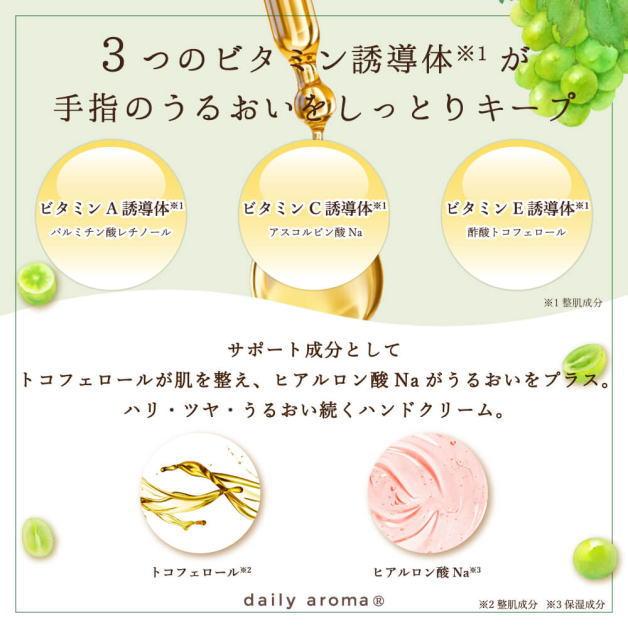 富士山ぶどうハンドクリーム　マスカットの香り　甲州ブドウ　葡萄　75g　ハンドクリーム　デイリーアロマジャパン　ハンドケア　無添加　日本製　61451　4549 |  | 03