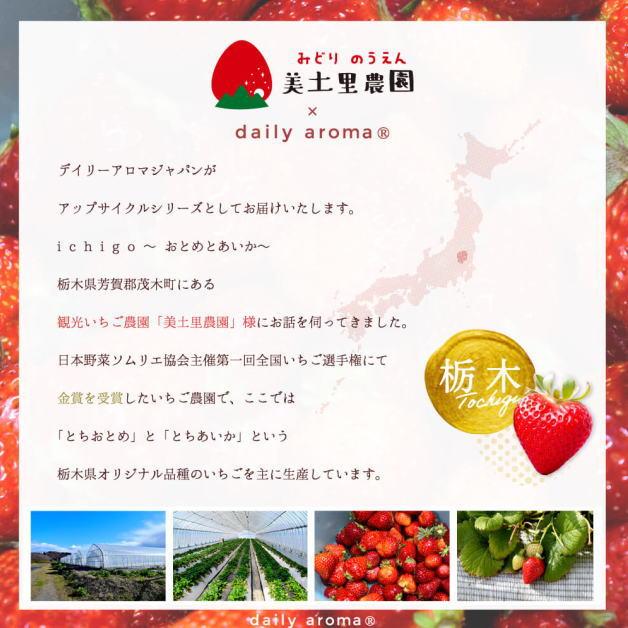 いちごハンドクリーム　苺の香り　イチゴ　20g　ミニハンドクリーム　栃木県・美土里農園コラボ商品　デイリーアロマジャパン 　ミニサイズ　ハンドケア　手荒れ |  | 04