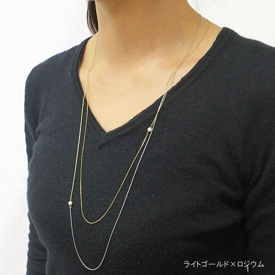 メール便可【Goldy】ゴールディ／ネックレス／ロングネックレス／2重　パール　ゴールド　アクセサリー |  | 03