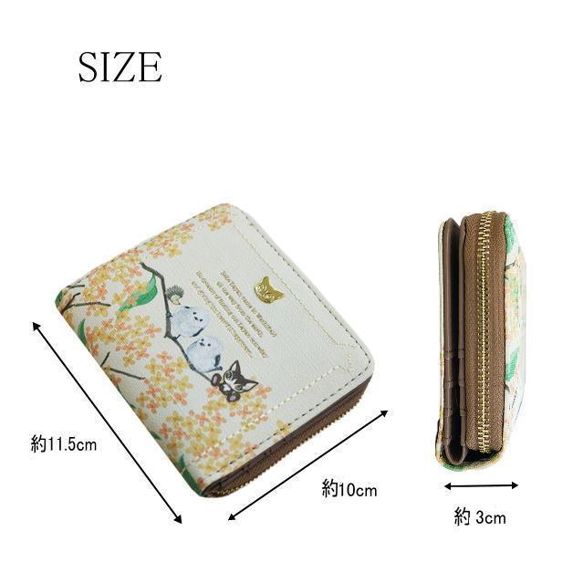 猫のダヤン 二つ折り財布 折りたたみ財布 小銭入れ ベベダヤン