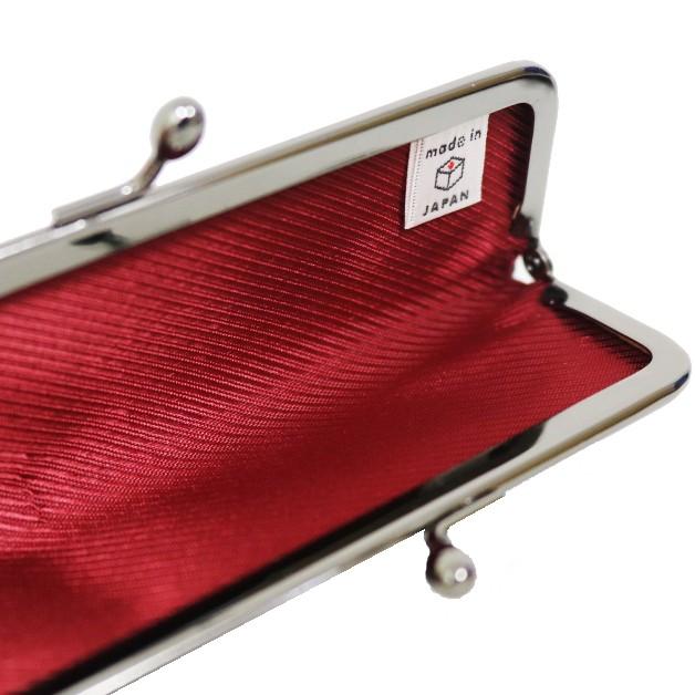 がま口印鑑ケース／スーベニール【にっぽんCHACHACHA】むかし文様ジャガード／矢絣模様／はんこ　朱肉付き　がま口　モダン　レトロ　和柄　和雑貨 |  | 05