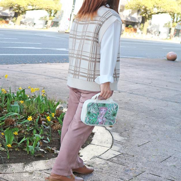 ジェフリーフルビマーリ マルチスクエアポーチ ミニバッグ サブバッグ