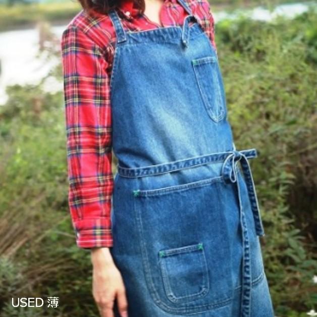 【lololavo】デニム地　エプロンII　前掛け　日用品雑貨　ジーンズ素材　ロロラボ　デニムエプロン |  | 01